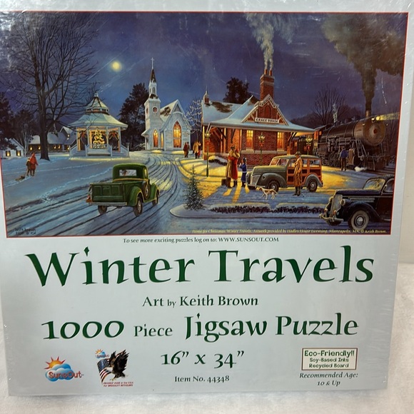 Winter Travels 1000 pc Puzzle NIB - Picture 6 of 6